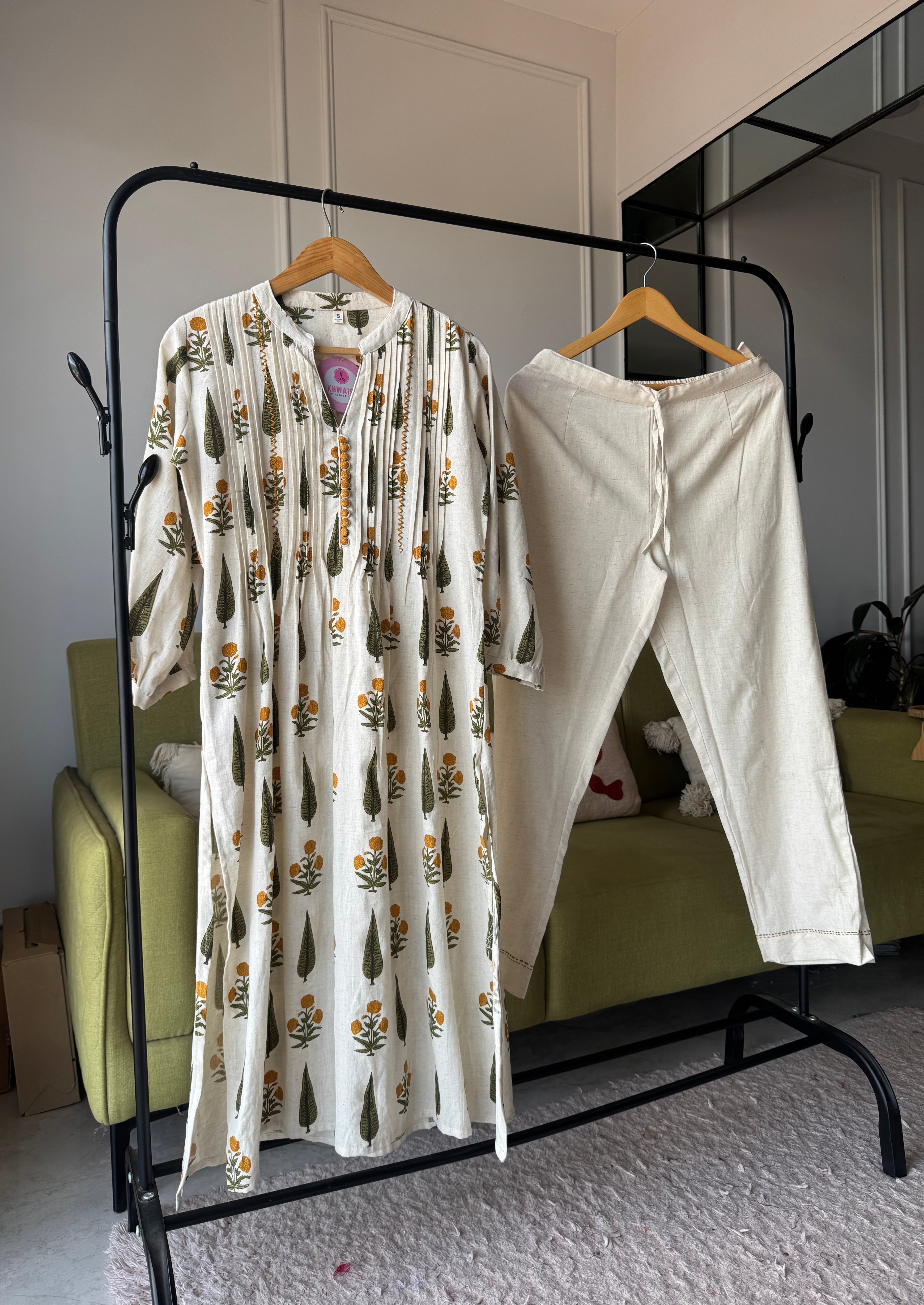 Pallavi Block Print Set