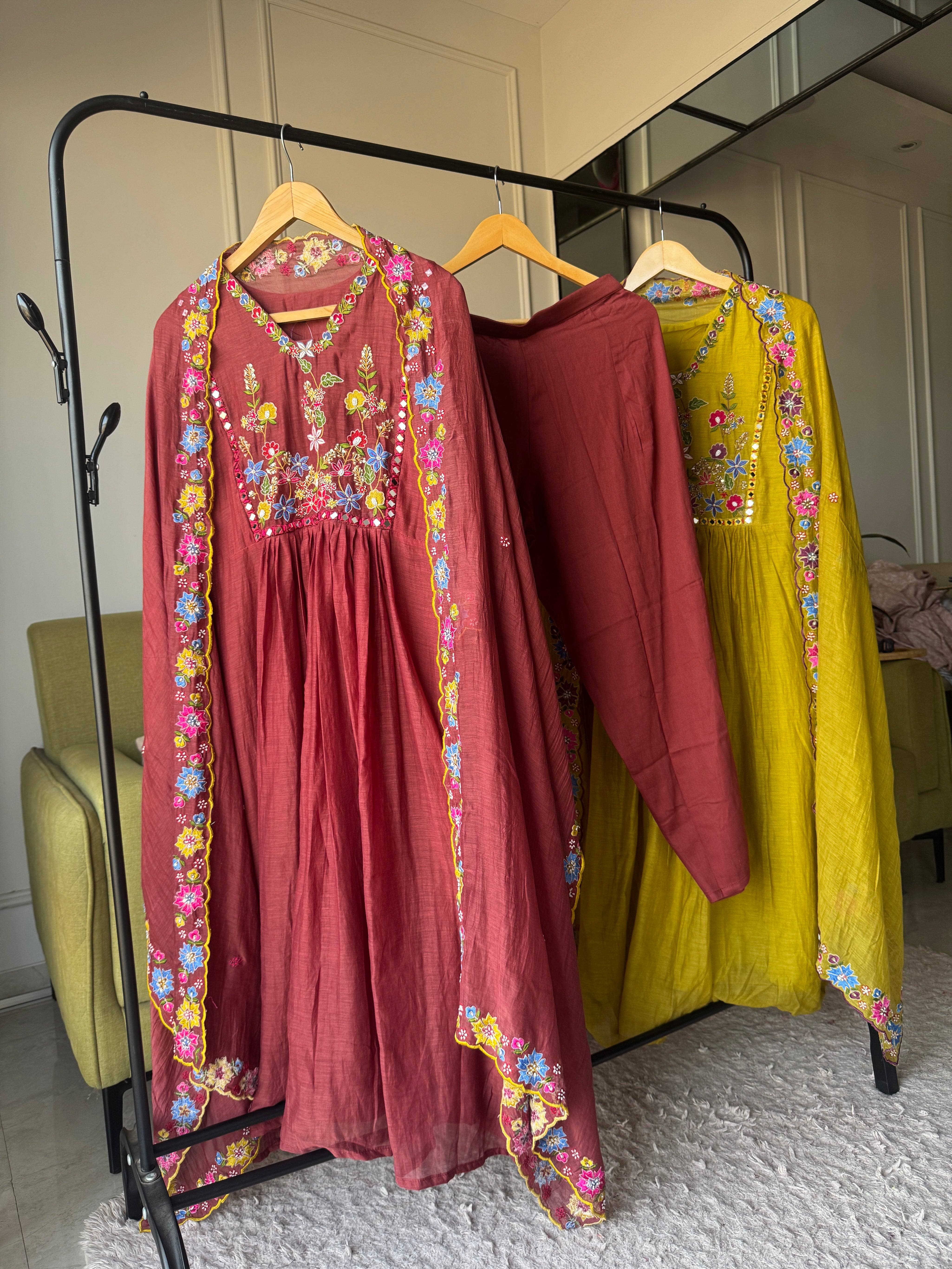 Nirma Colourful Embroided Dress