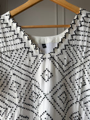 Meera V-Neck Knot work dress (542)