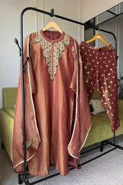 Sita Shimmer Tissue Handwork Dress