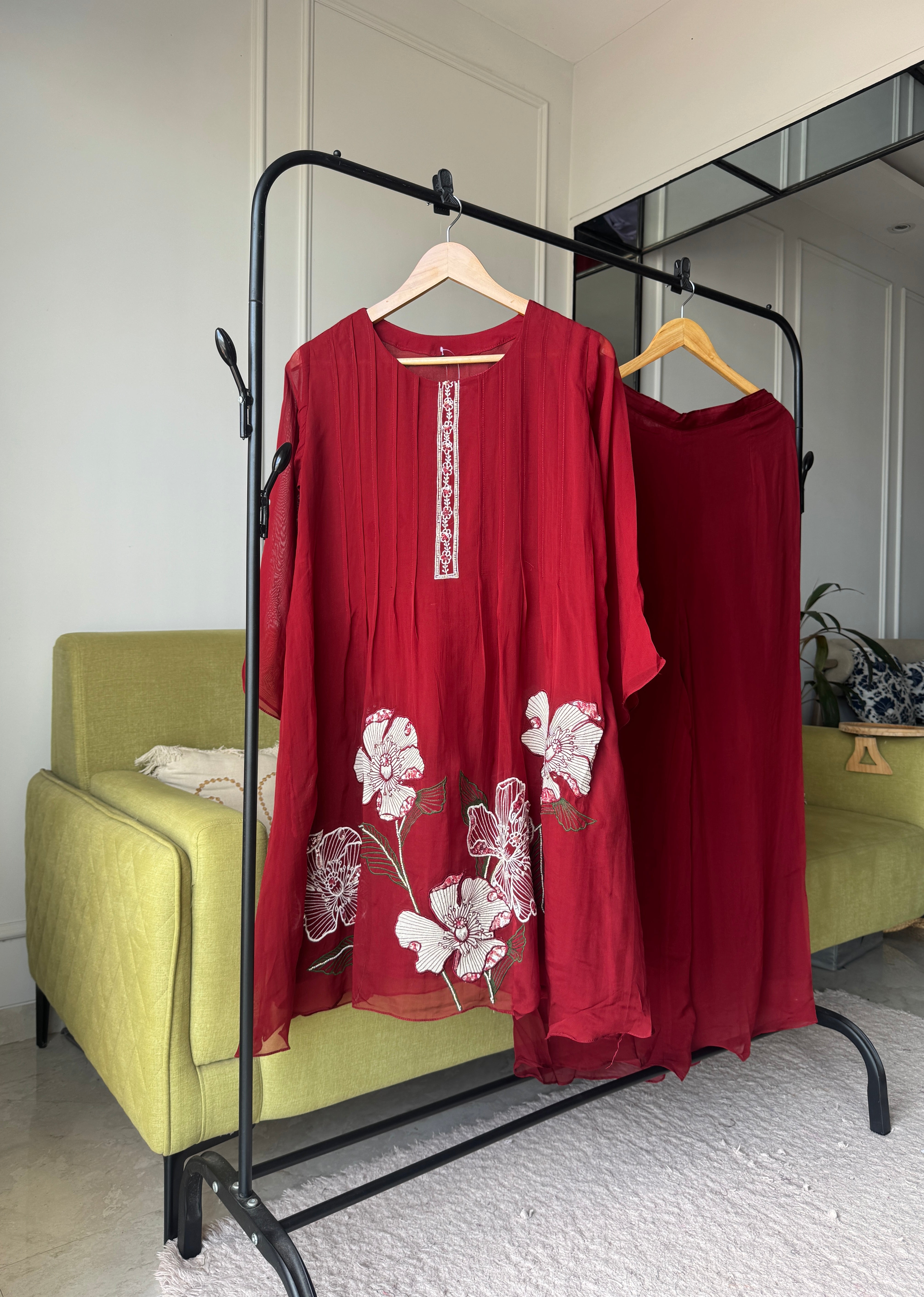 Madhu Handwork Plazzo Set