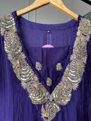 Jasmine Bustier Plus Kurti And Pants Set(Make to Order 10 days)