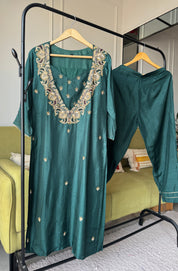 Anushka Handwork Bustier With Dupatta Dress