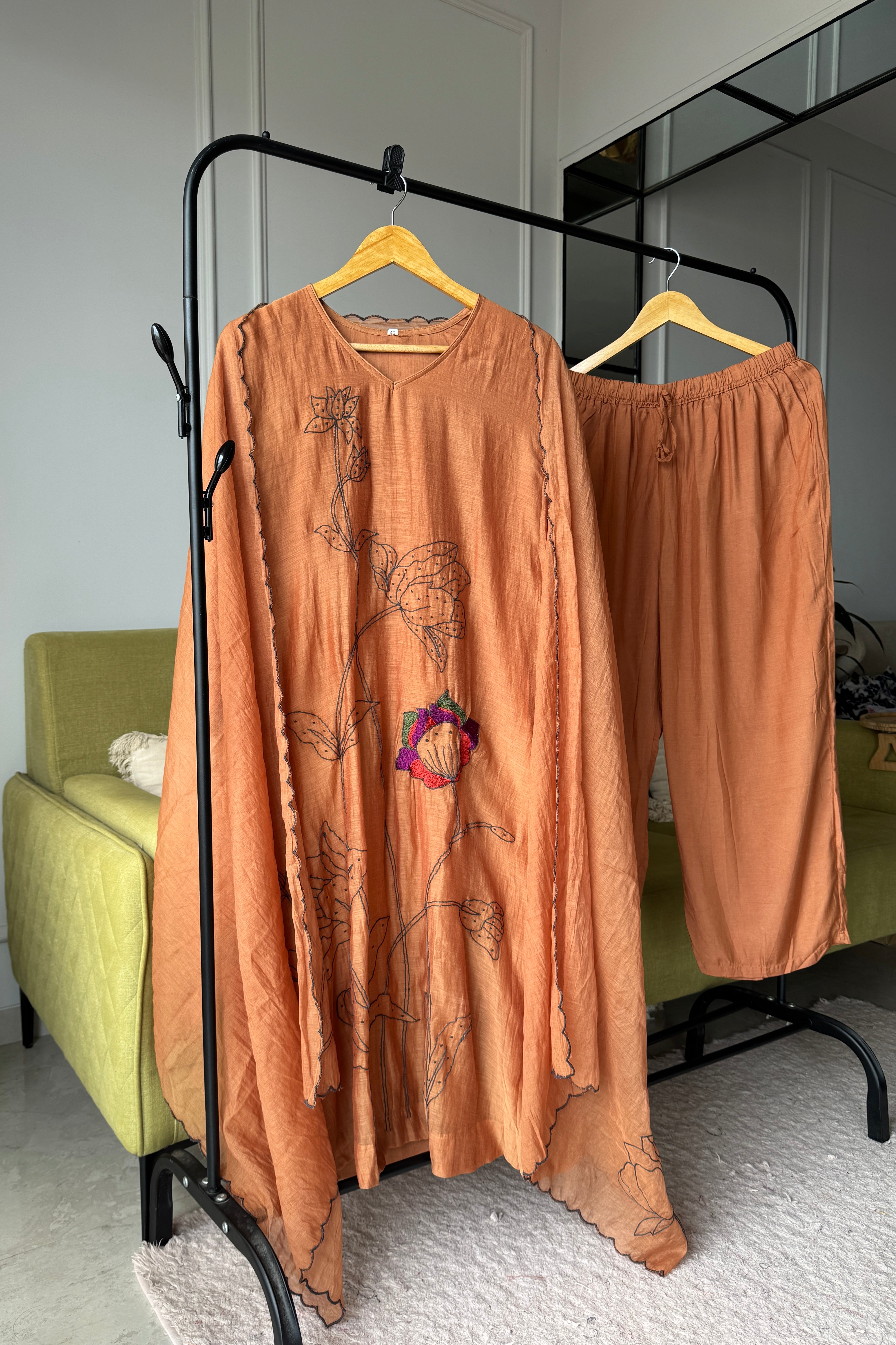 Tarini Mul Chanderi Aline Dress