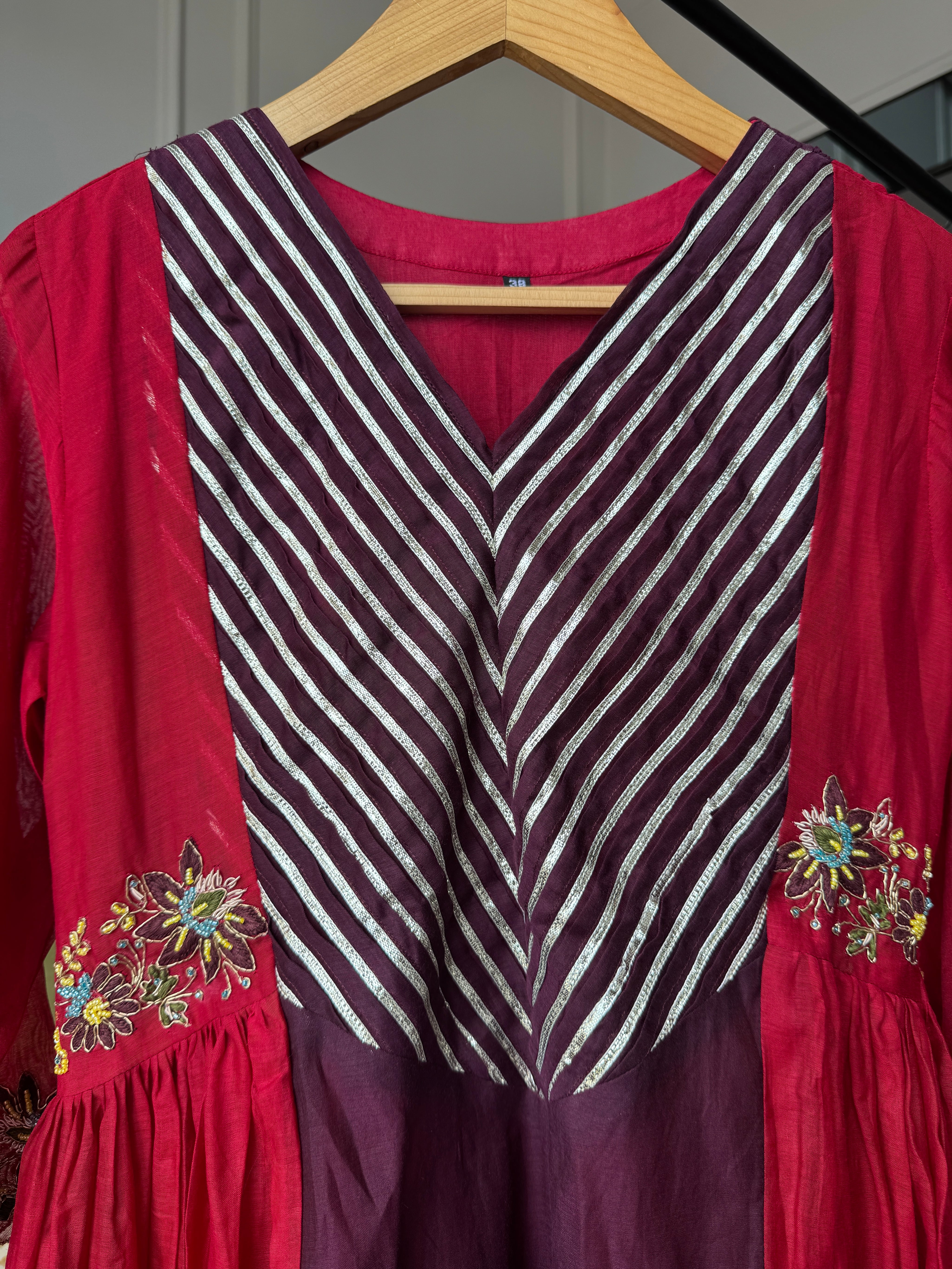 Shagun Gotapatti With Handwork Dress