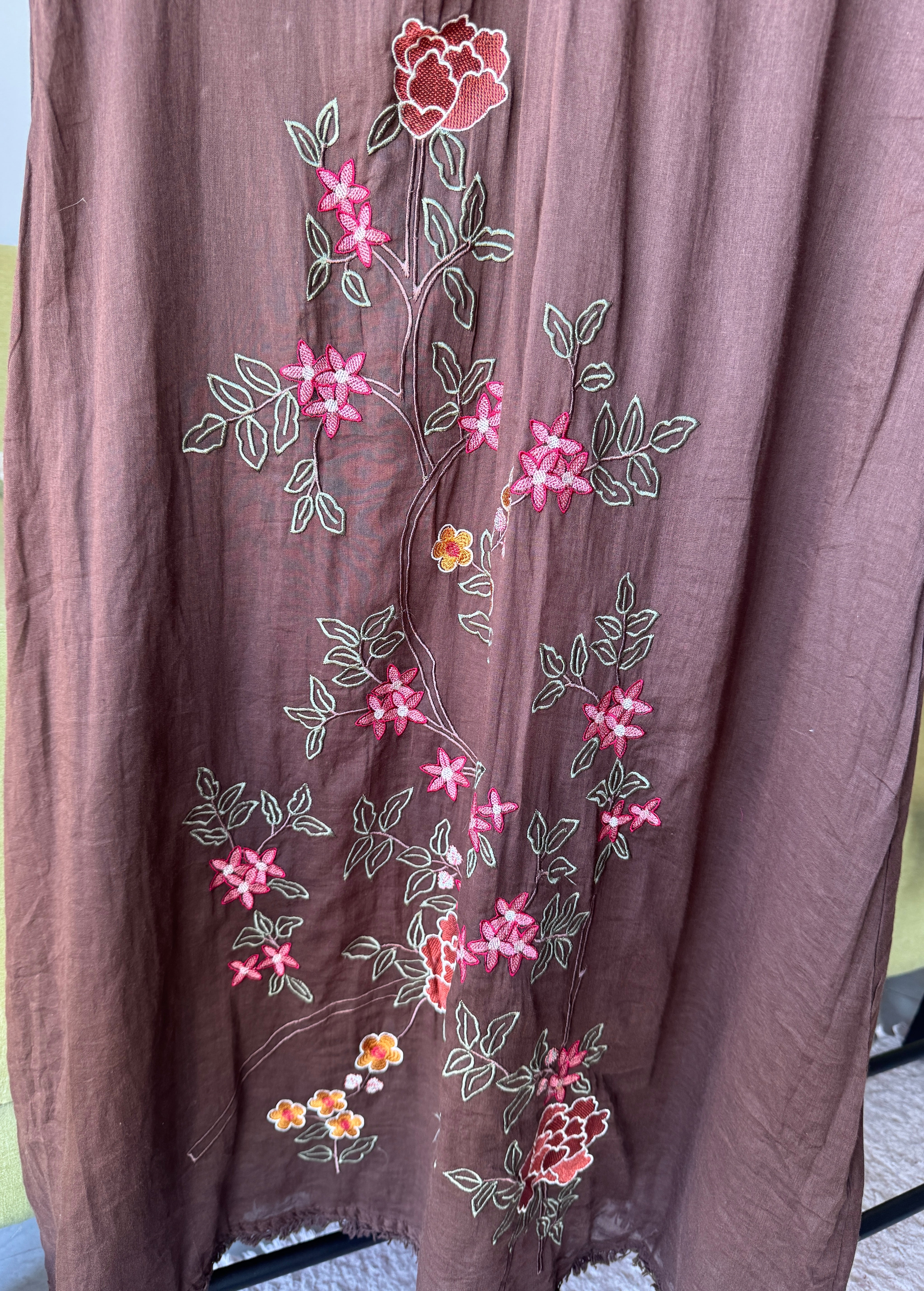 Sushma Embroided Cotton Dress