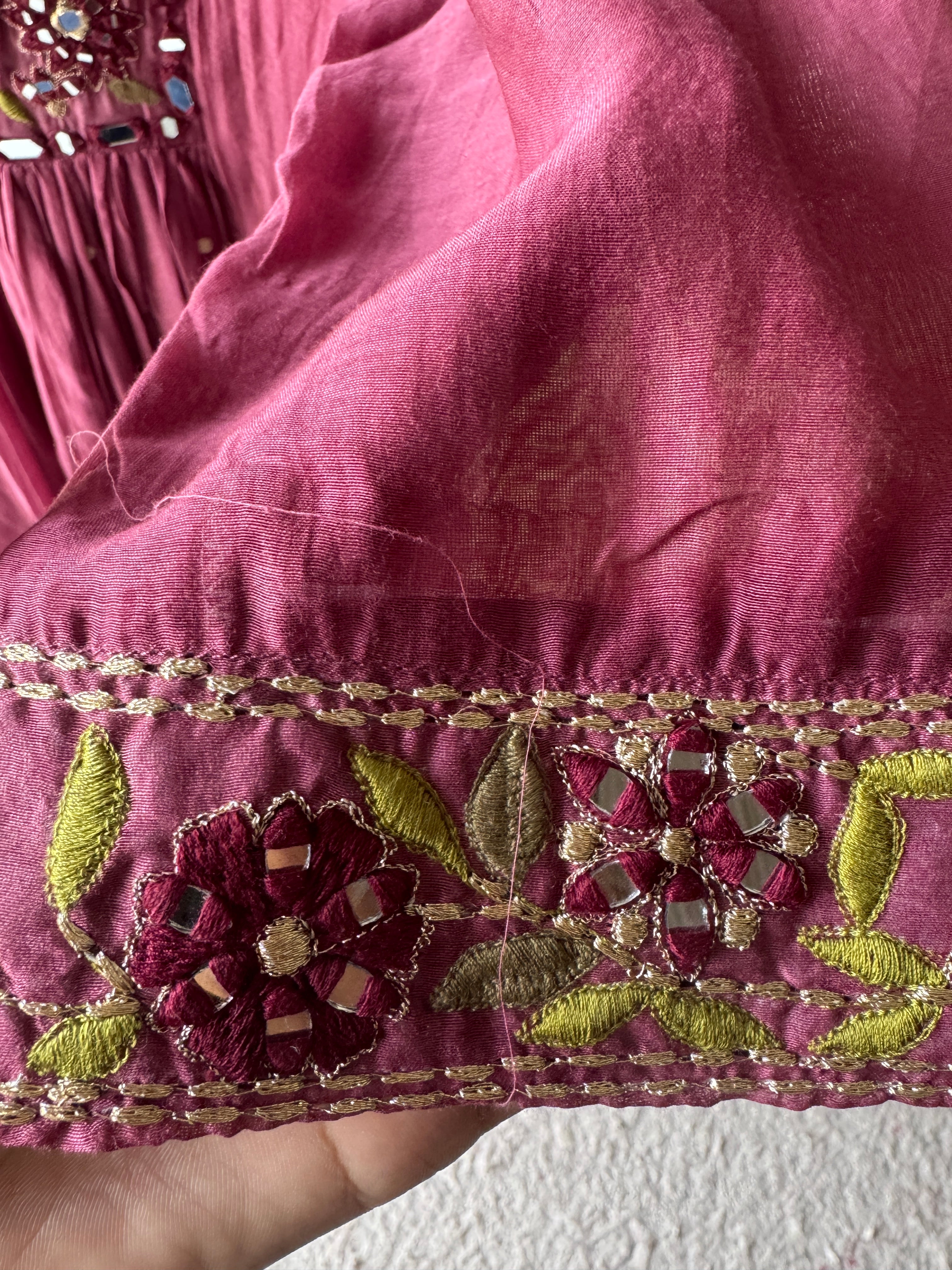 Yashoda Mirror Embroided Dress