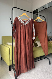 Pooja Mul Chanderi Embroidery (Make to Order)