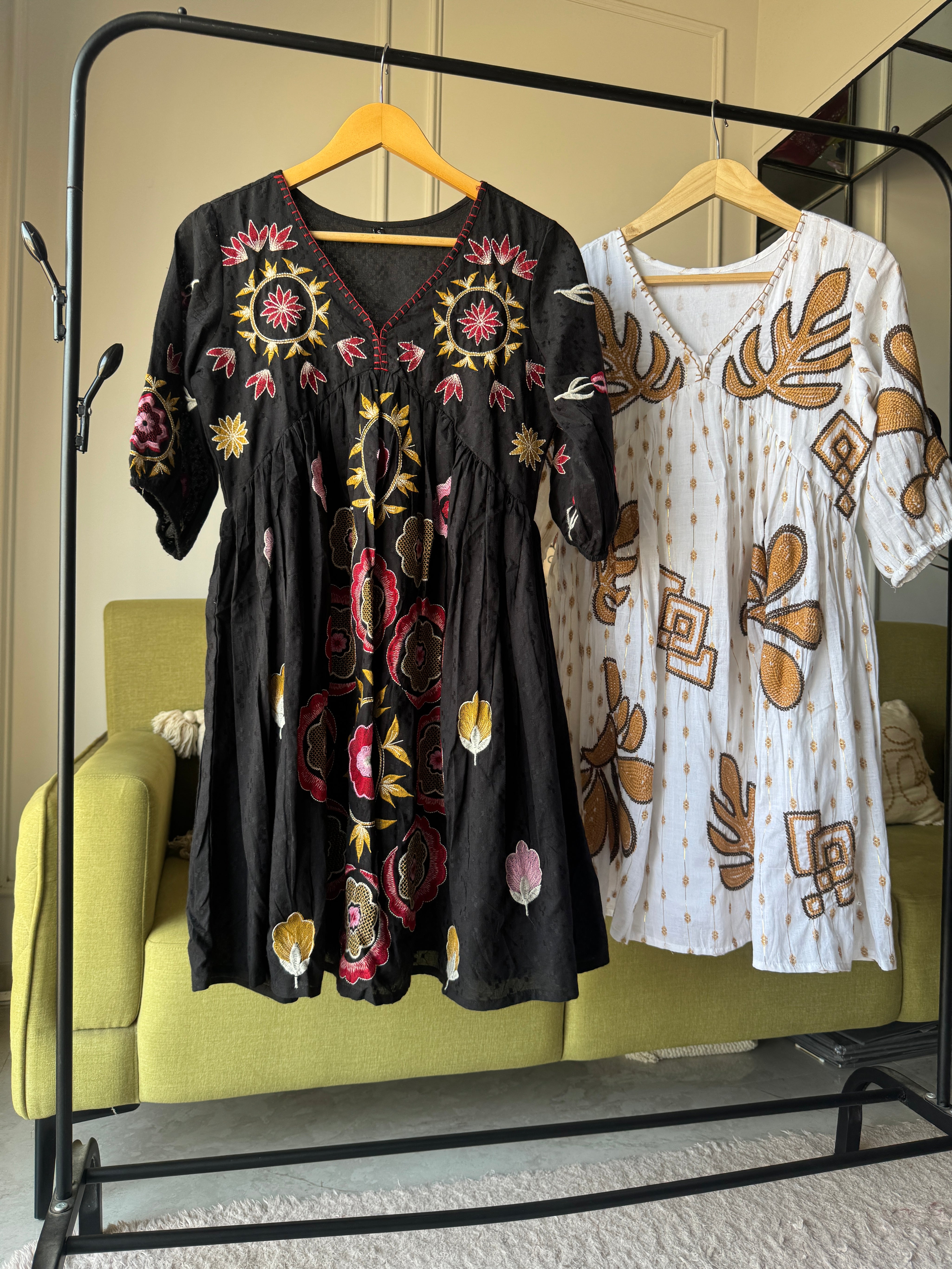 Shama Embroided Short Kurti