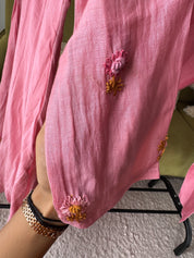 Shilpa Embroided Mul Chanderi Dress