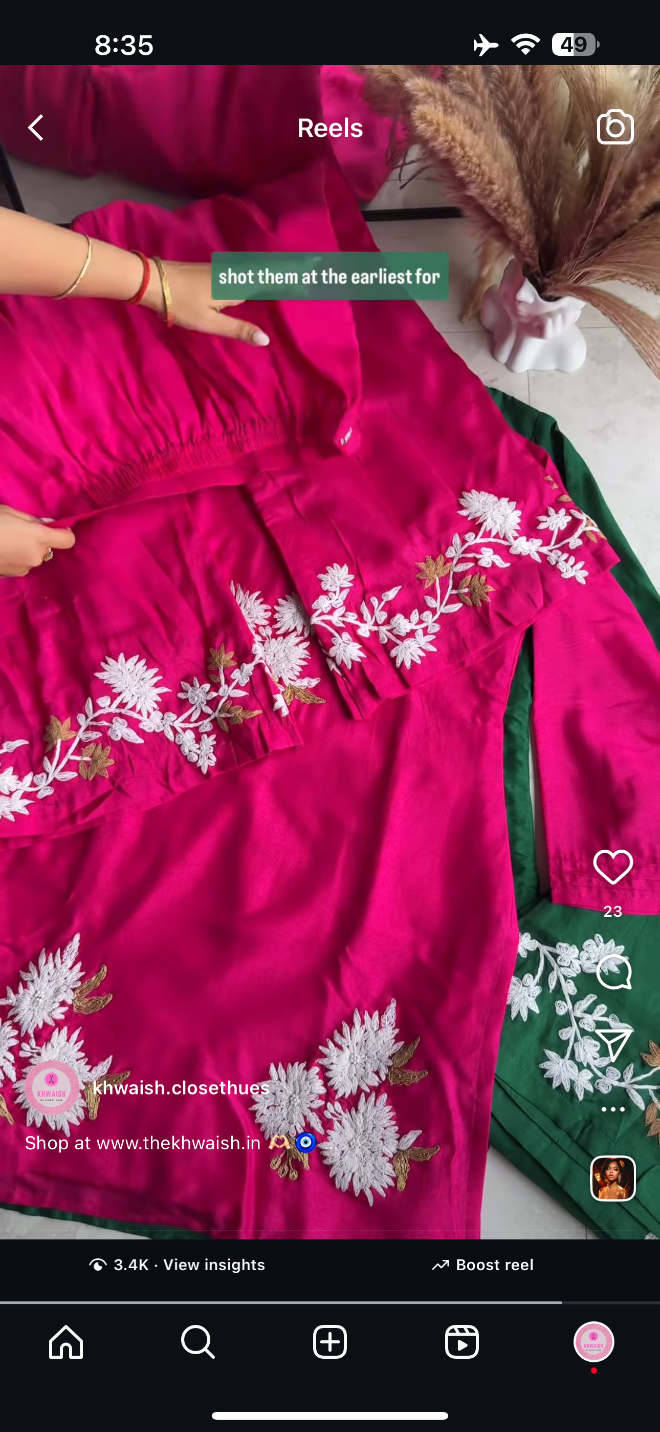 Aaina Short Kurti With Plazzo And Dupatta Dress