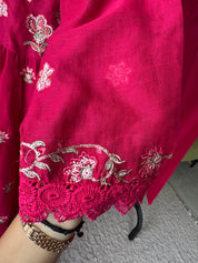 Kusum Cotton Embroided Dress