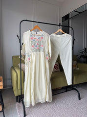 Jhansi Flower Embroided Dress