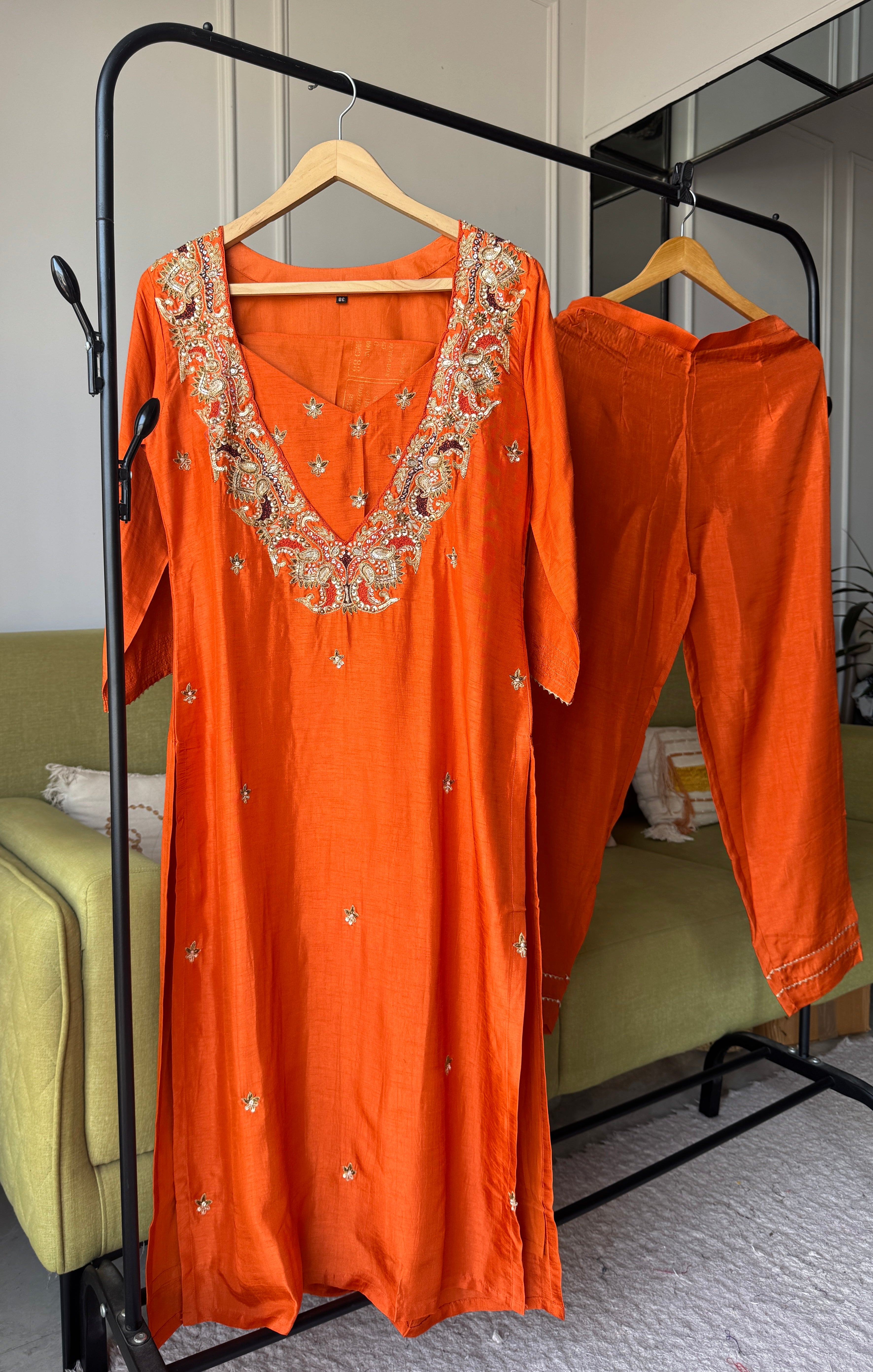 Anushka Handwork Bustier With Dupatta Dress