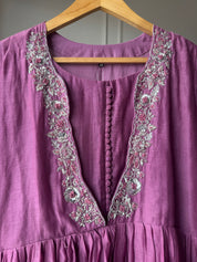 Pralambika Designer neck anarkali dress