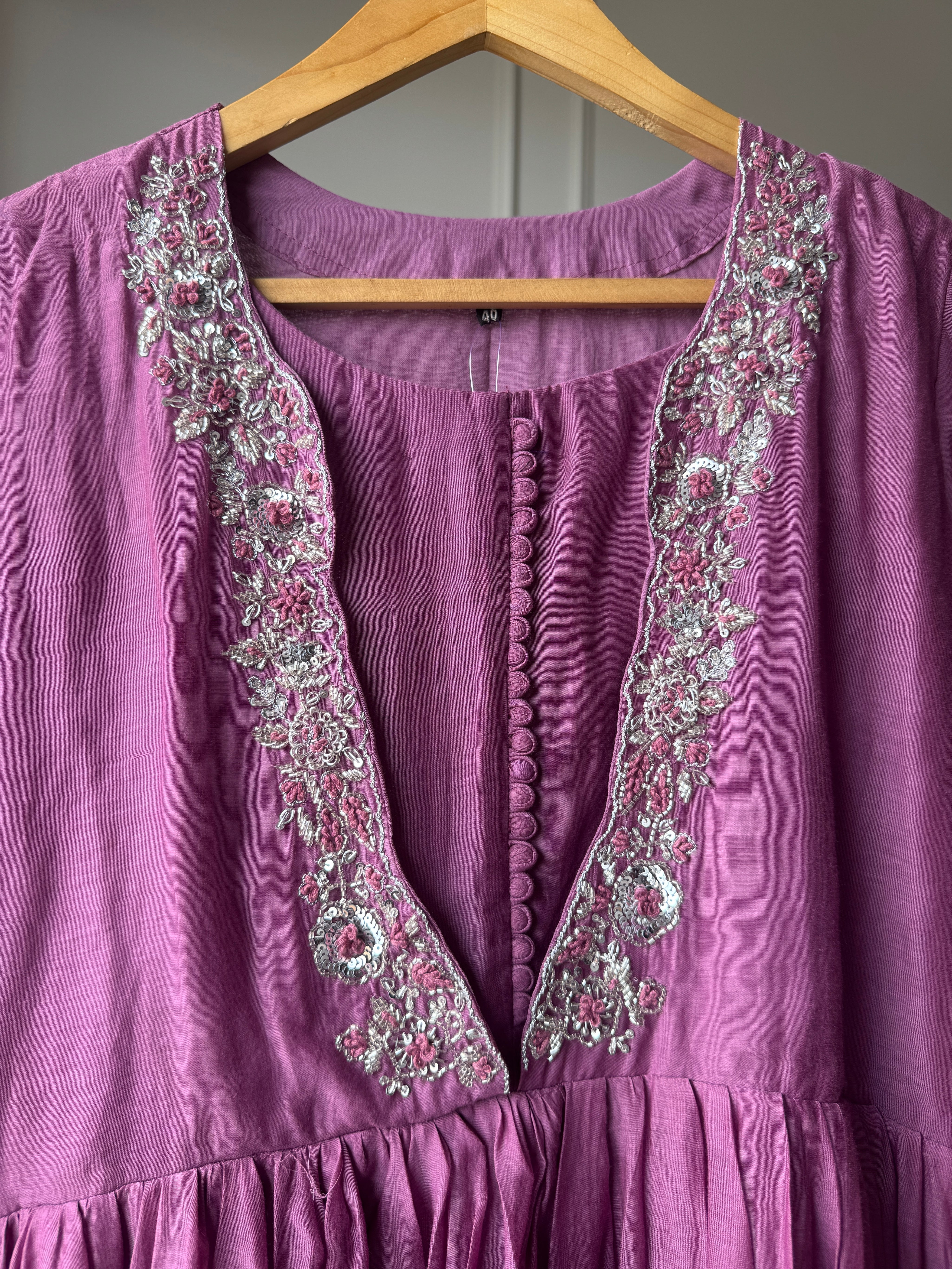 Pralambika Designer neck anarkali dress