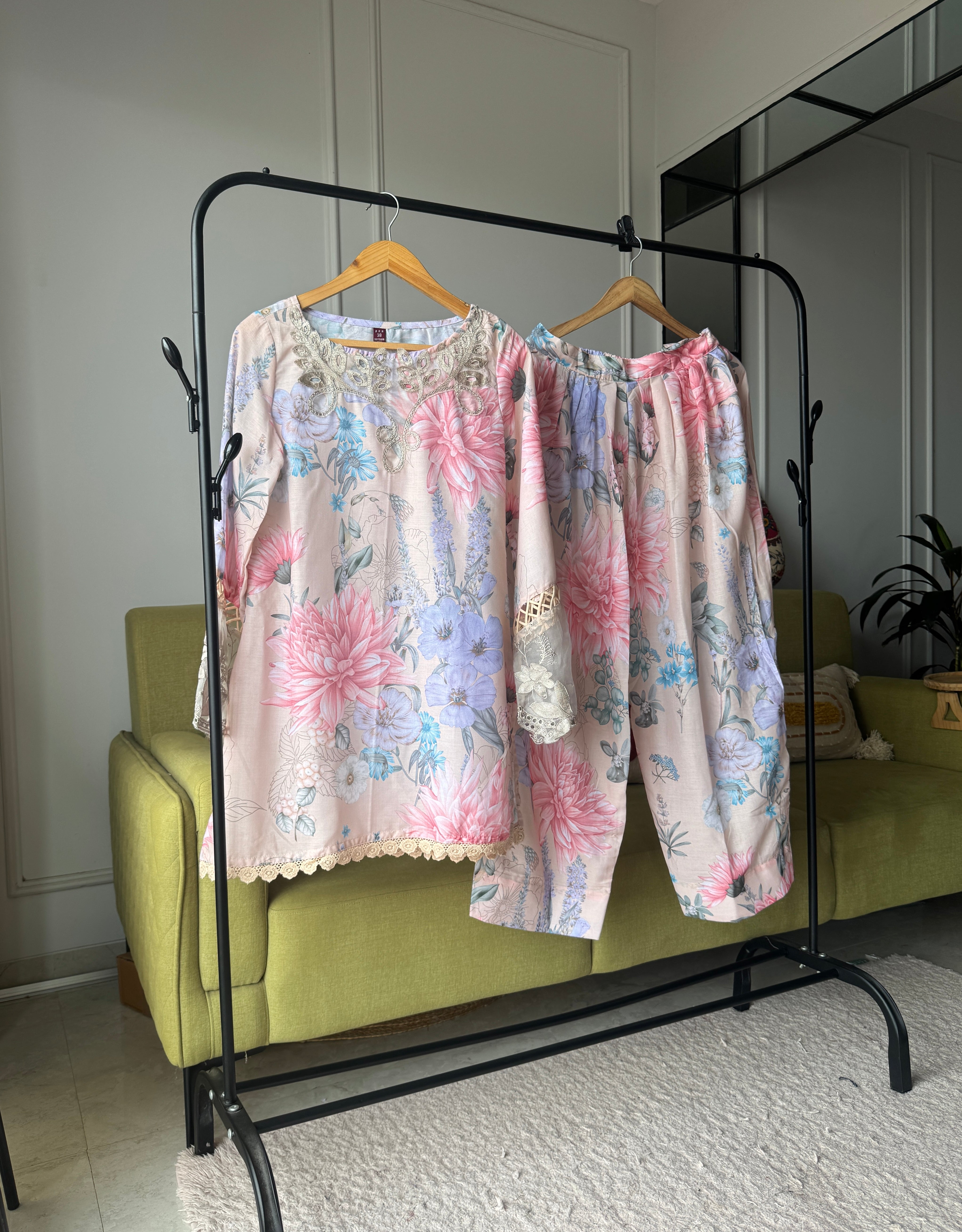 Trupti Print Cut Work Dress