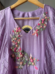 Kaveri Mul Chanderi Handwork Set(Make to Order 10 days)