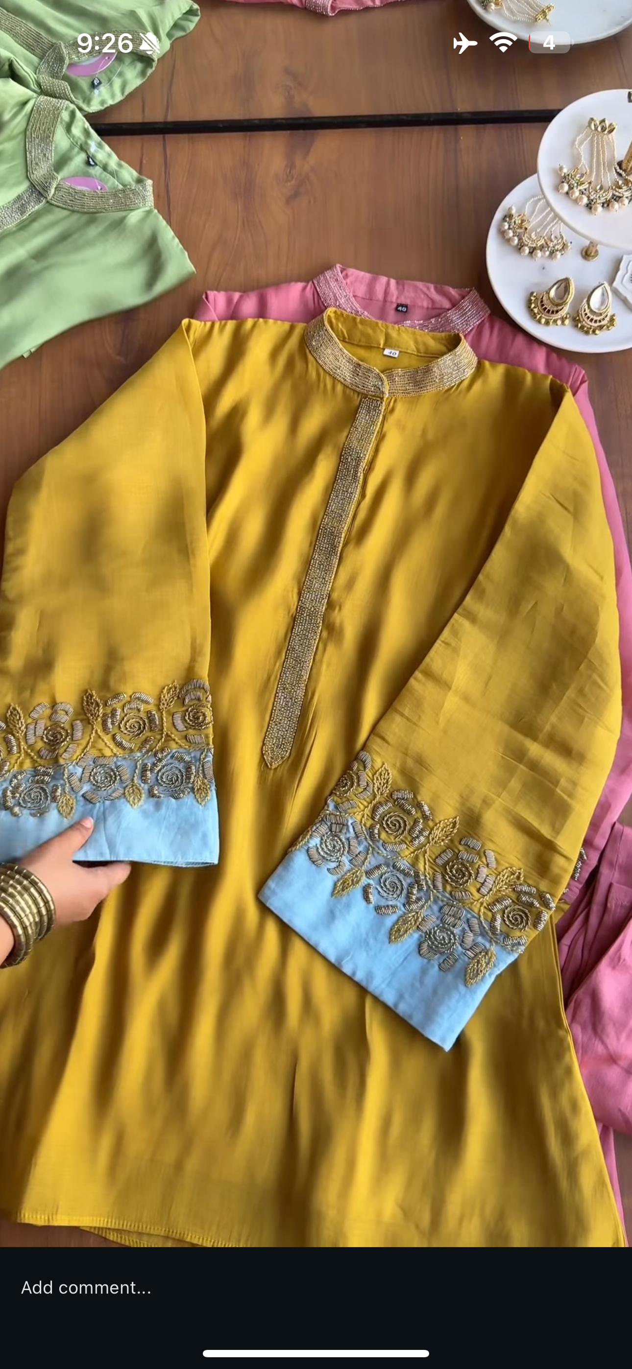 Siddhi Kard Dana Work Mul Chanderi Coord Set