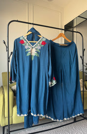 Sanjana short Kurti full sleeves palazzo dress