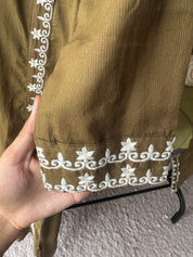 Smital Embroided Side Cut Dress