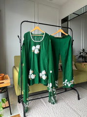 Aaina Short Kurti With Plazzo And Dupatta Dress