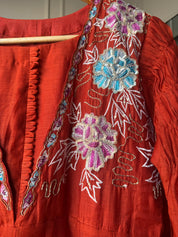 Dipali Mul Chanderi Embroided Dress