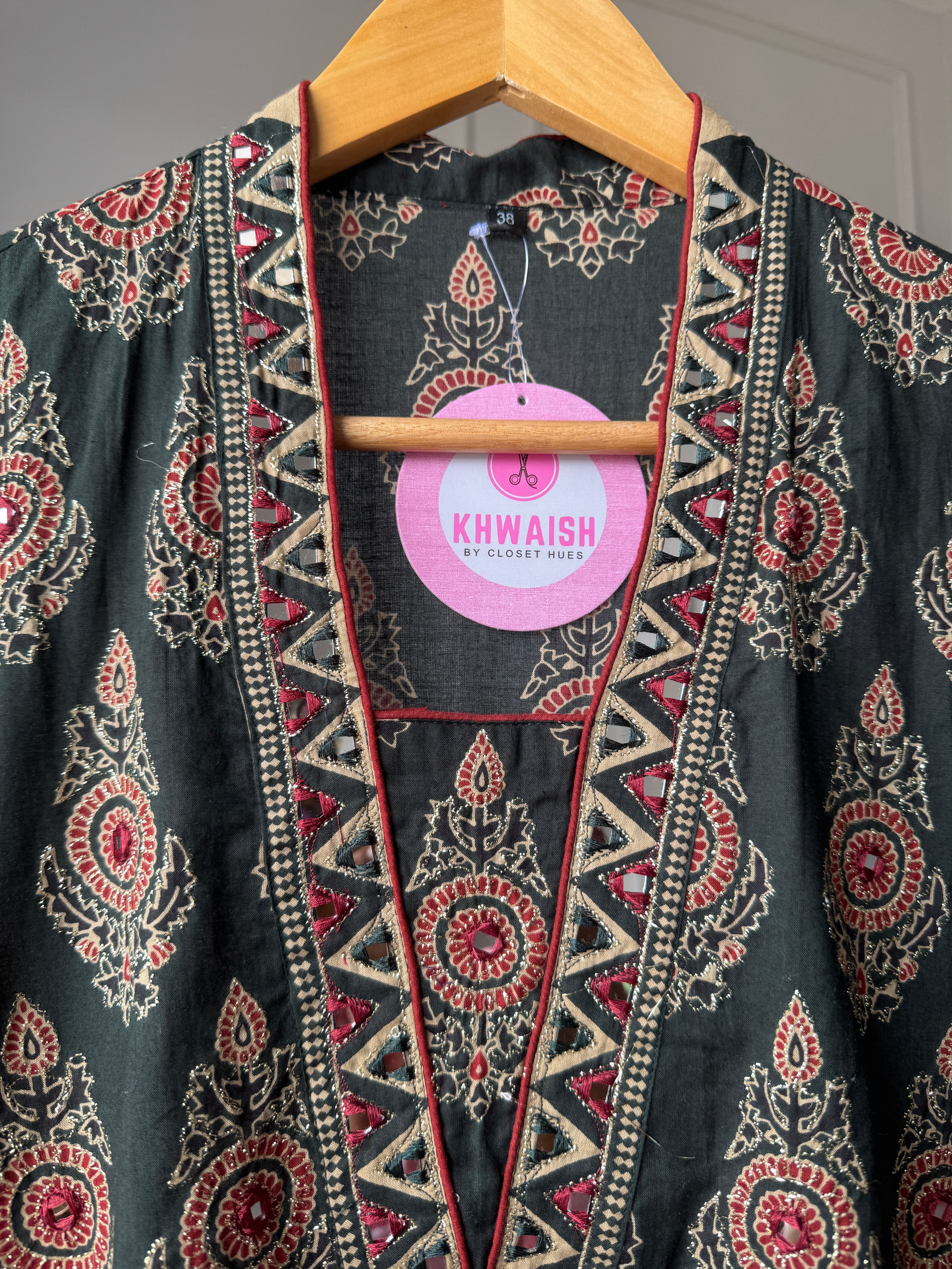 Jasmine cotton straight cut dress