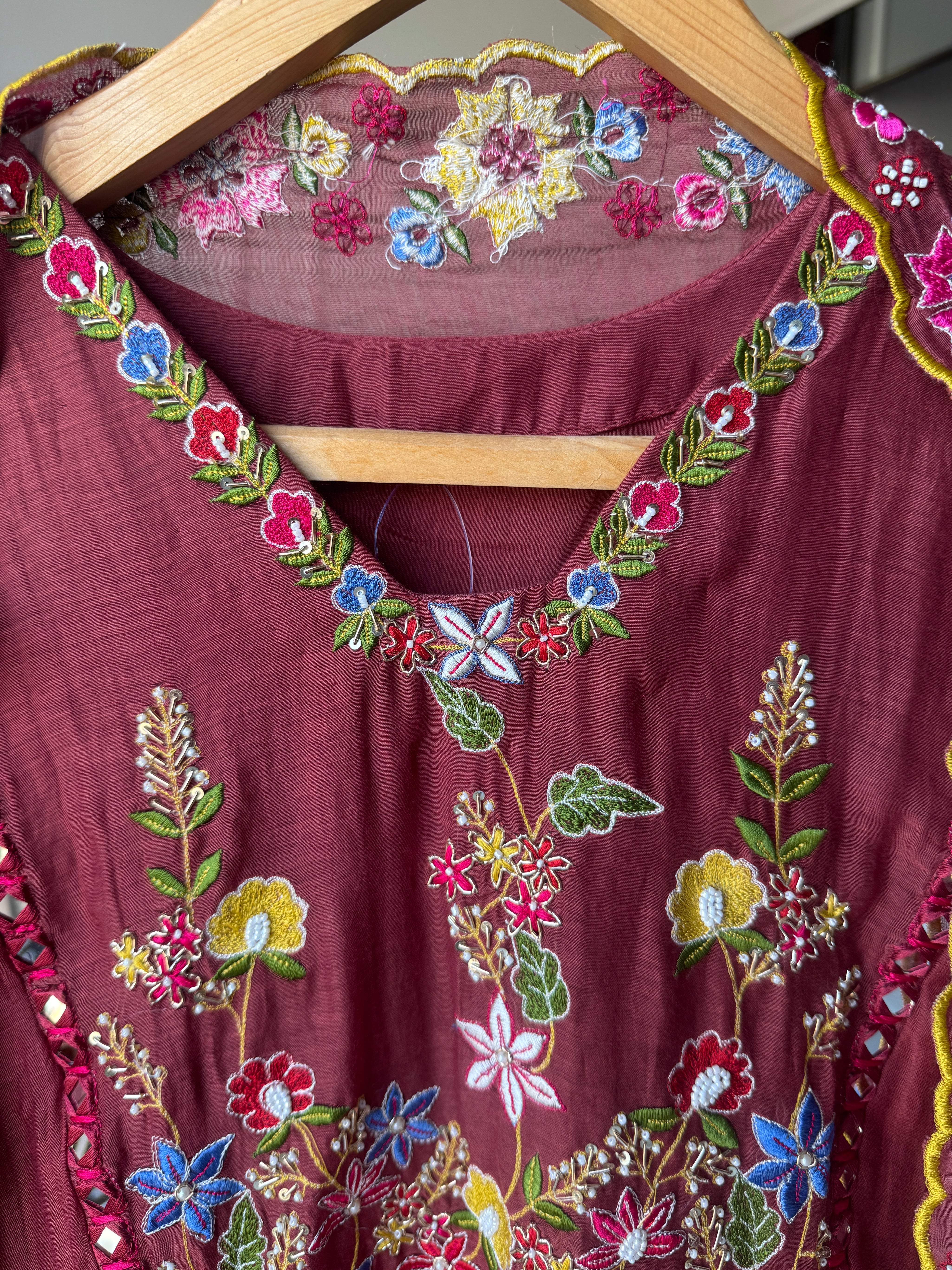 Nirma Colourful Embroided Dress