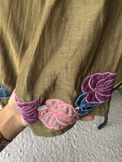 Megha Mul Chanderi Embroided Dress(Make to Order 12 days)