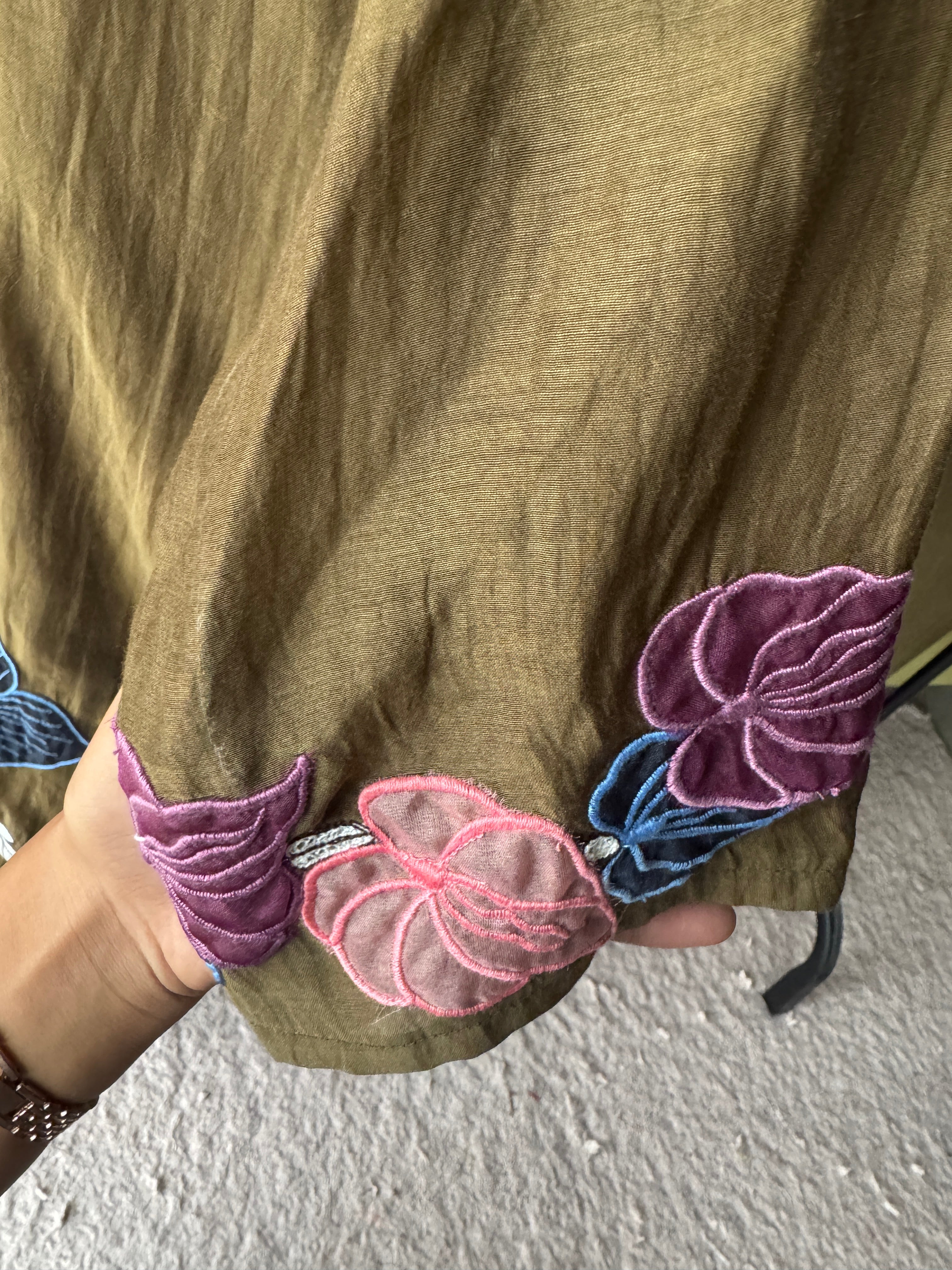 Megha Mul Chanderi Embroided Dress(Make to Order 12 days)