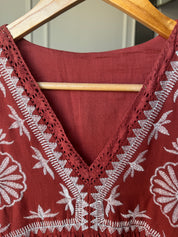 Sana embroidered dress