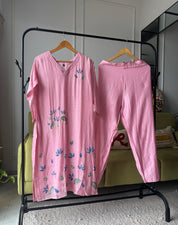 Aarvi Embroided Set(Make to Order)