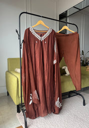 Pooja Mul Chanderi Embroidery (Make to Order)