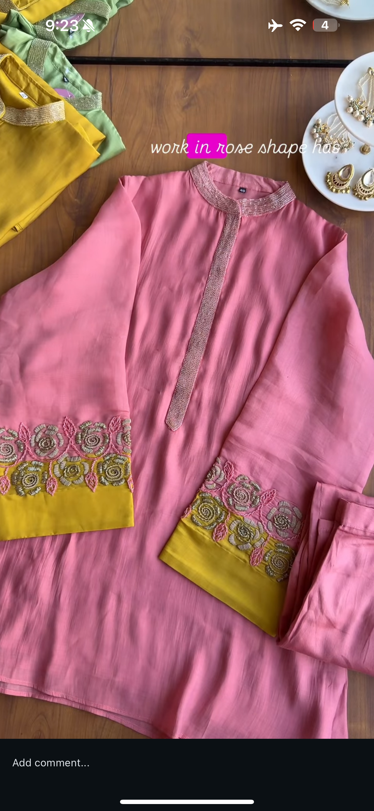 Siddhi Kard Dana Work Mul Chanderi Coord Set