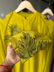 Floral Cutwork Suit Set (611)