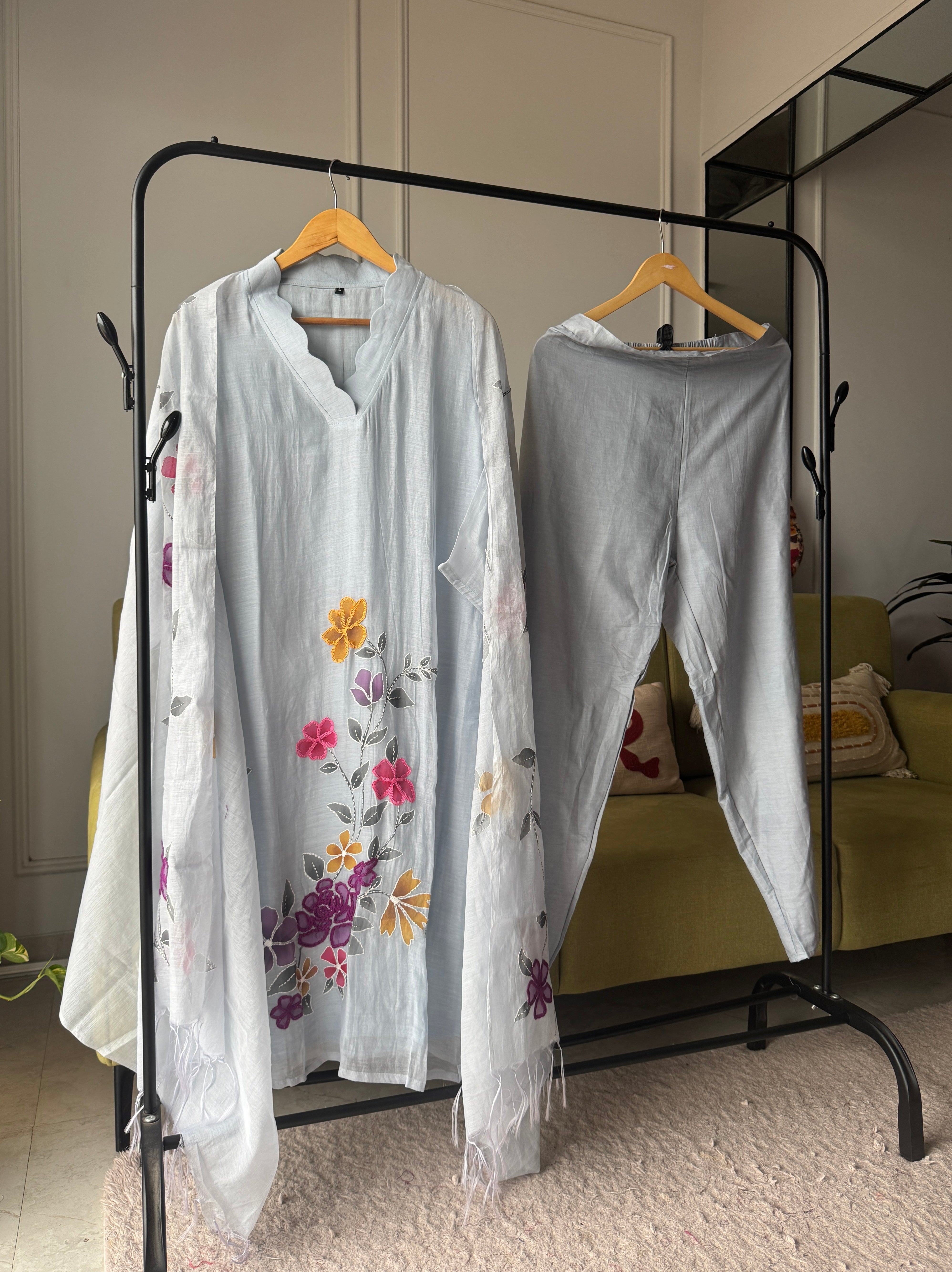 Chhaya Embroided Set(Make to Order)