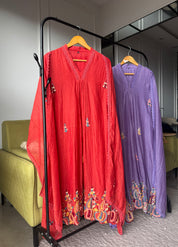 Shivalika Mul Chanderi Katha Work (Make to Order)