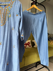 Shilpa Embroided Mul Chanderi Dress