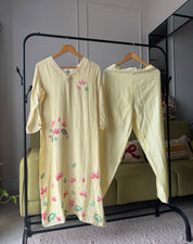 Aarvi Embroided Set(Make to Order)