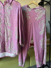 Manvi Handwork Muslin Coord Set