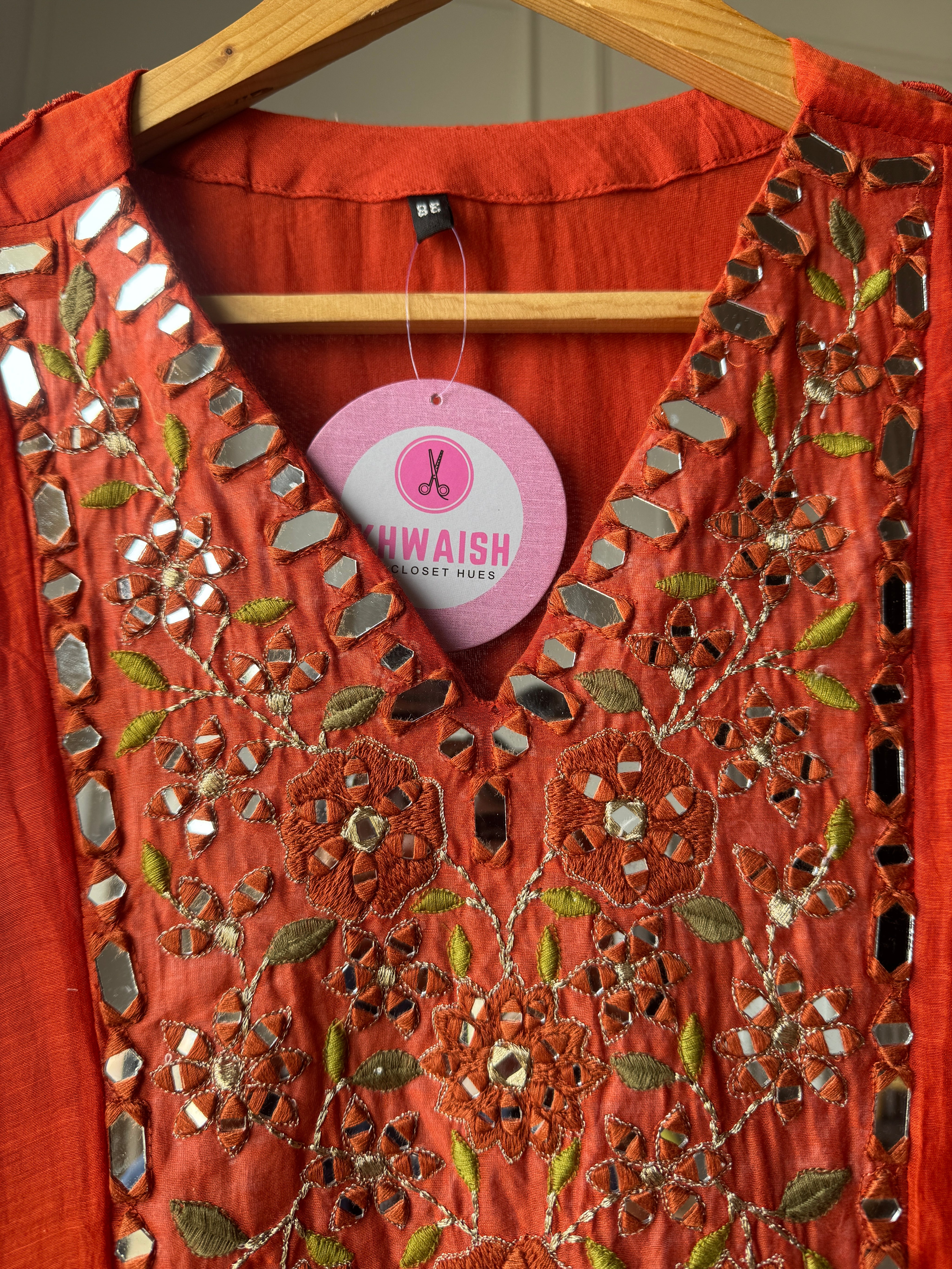 Yashoda Mirror Embroided Dress