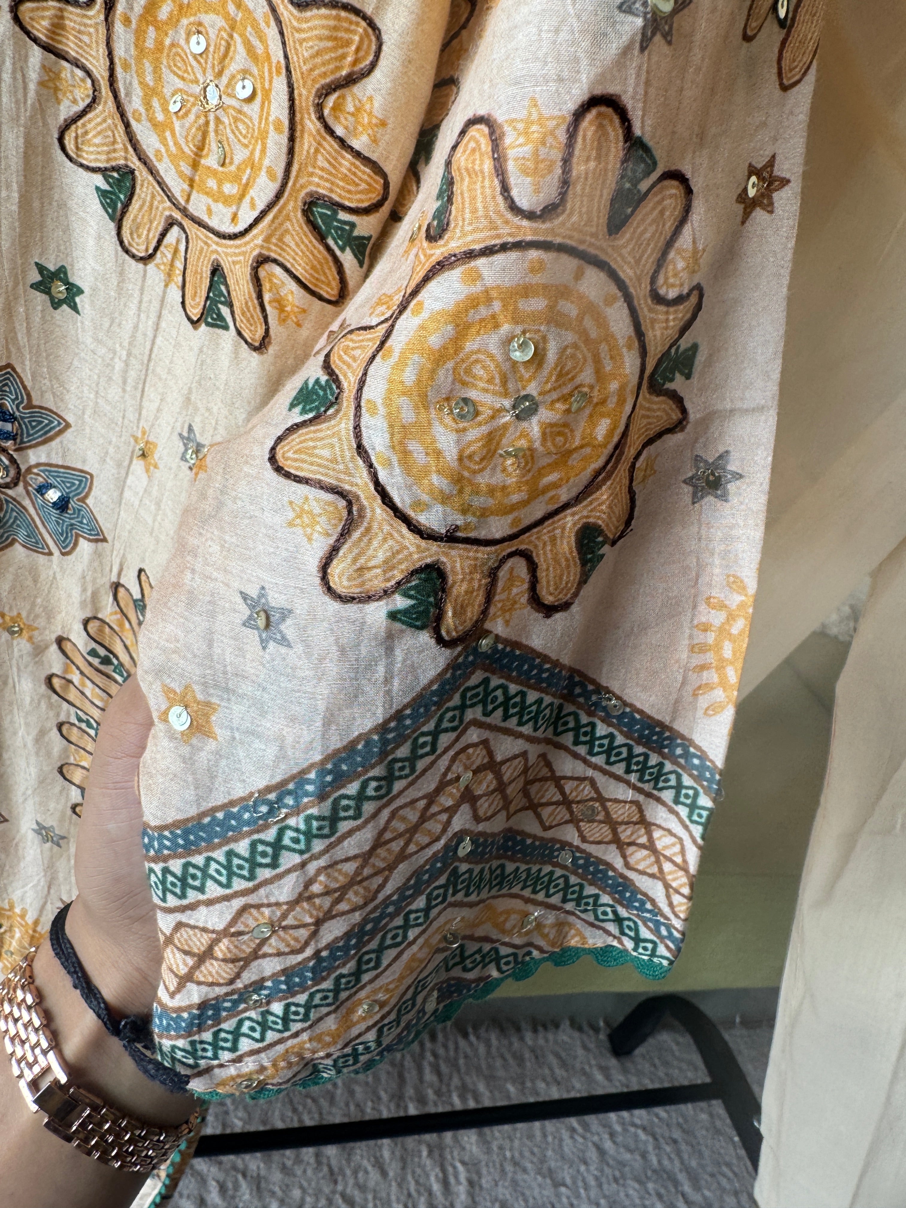 Tanu Print Squence Dress