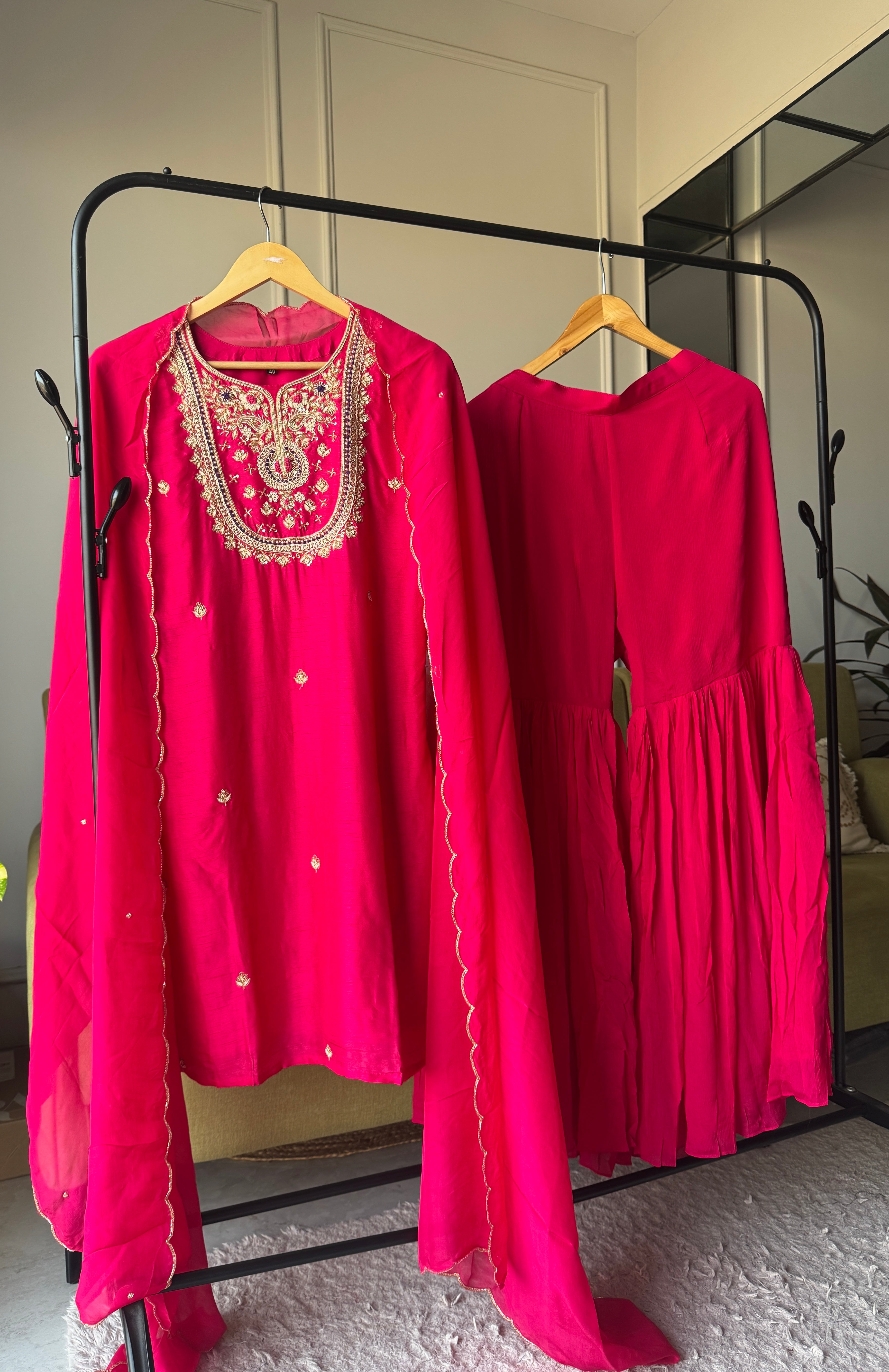 Ruchika Embroided Set(Make to Order)