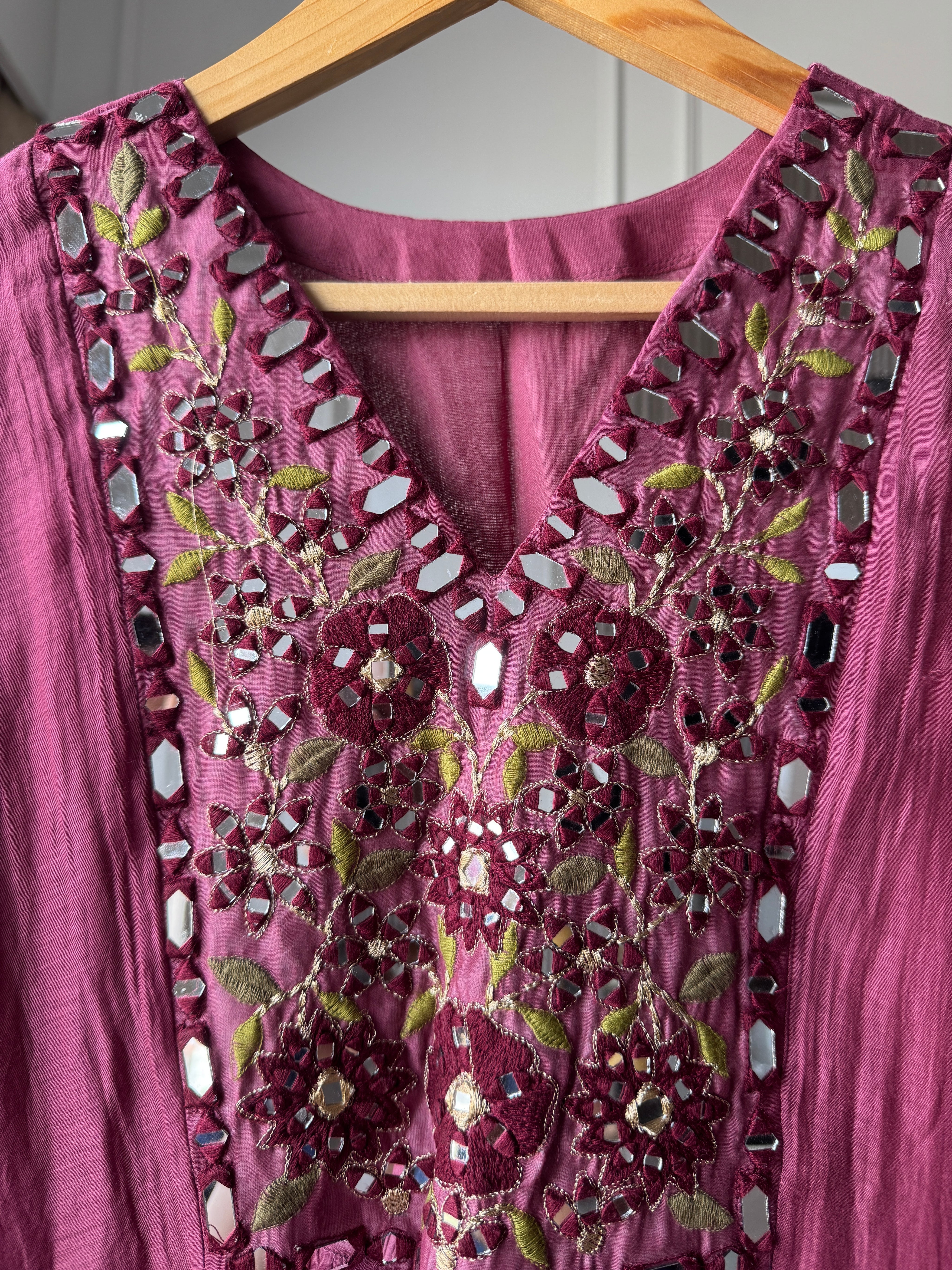 Yashoda Mirror Embroided Dress