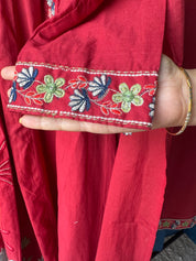 Panel Embroided Aline Dress