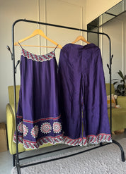 Pari singlet Aline embroidered plazzo dress