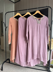 Ragini Chinon Squence Work Kurta With Flared Plazzo Pants