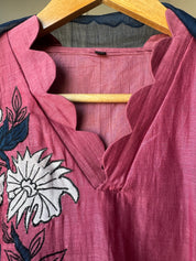 Preeti scalloped neck Set