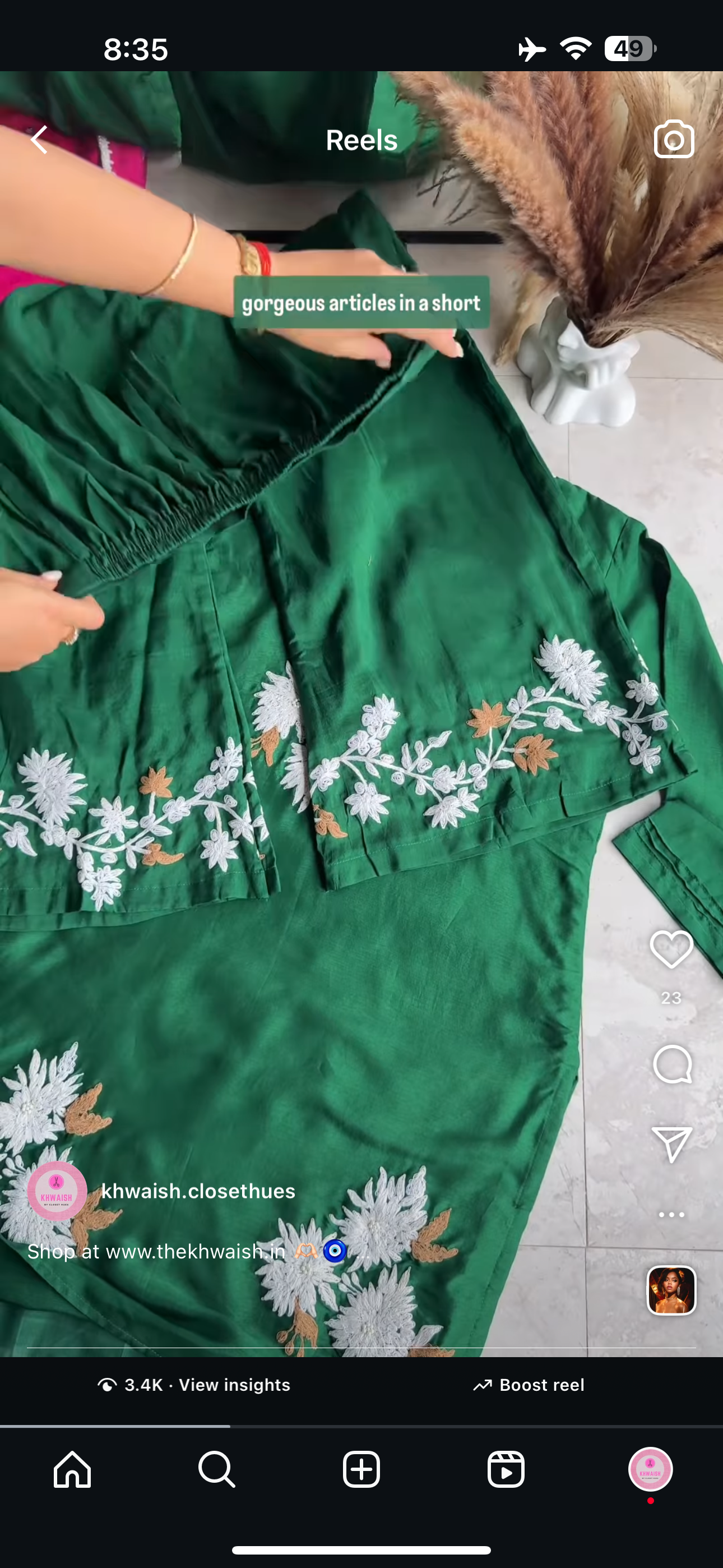 Aaina Short Kurti With Plazzo And Dupatta Dress